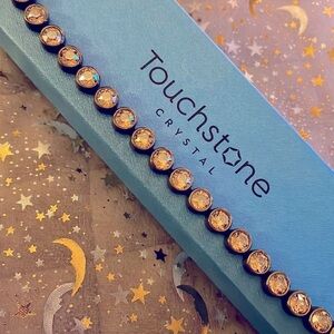 Touchstone Crystal Gold Bracelet with Elegant Design